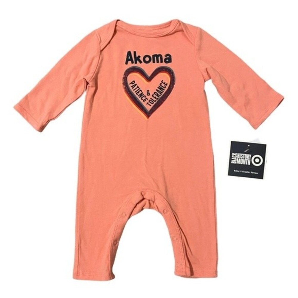 Akoma Black History Month one piece baby outfit Newborn -24 Months multi size